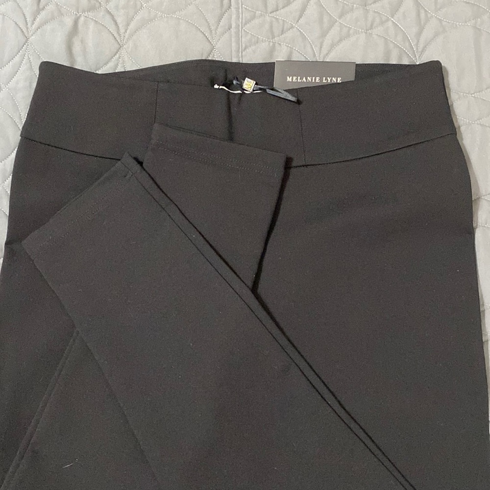 Sz 10🇨🇦⭐️NWT Melanie Lyne Kayla Mid-Rise Ponte de Roma Legging /Dress Pant